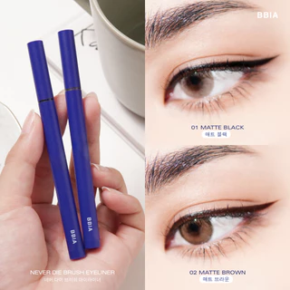 Bbia Never Die Brush Eyeliner #เปีย (อายไลเนอร์, ติดทนนาน)