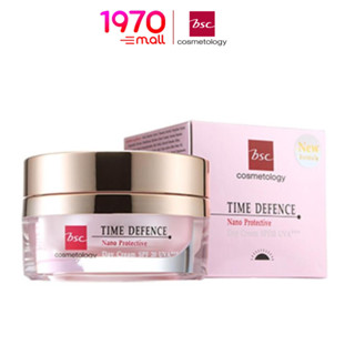 BSC TIME DEFENCE NANO PROTECTIVE DAY CREAM SPF20 UVA+++ ครีมบำรุงผิวหน้า ผสมสารป้องกันแสงแดดสูตรไร้สารเคมี