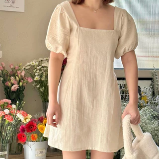 Violet Dress คอลเลคชั่นต้อนรับ summer ชุดนี้ปังมาก น่ารักผสมเซ็กซี่ โชว์หลังเบาๆ (โรงงานผ้าที่ไทยร้านผลิตเอง)
