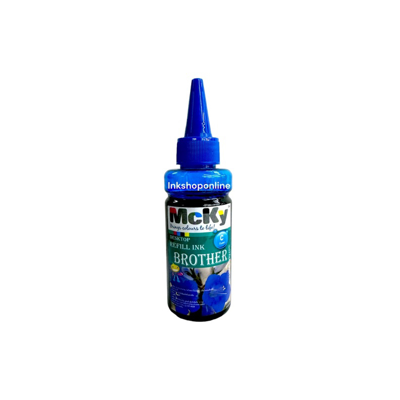 MCKY BROTHER 100ML. หมึกเติม สำหรับเครื่องพิมพ์ BROTHER  ขนาด 100ml. หมึกเที่ยบเท่าเติมBROTHER  ได้ทุกรุ่น