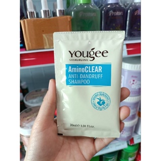 Yougee Amino Clear Anti-Dandruff shampoo ยูจี แชมพูขจัดรังแค 30 มล.(ซอง)