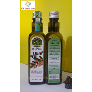 Olive Oil သံလွင်ဆီ  DR.HAKEM  น้ำมันมะกอกใส่ผม บำรุงเส้นผม 180ml.