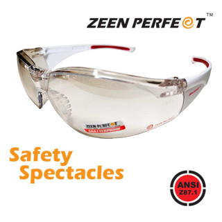 แว่นเซฟตี้ ZEEN PERFECT รุ่น 91713 Safety glasses Passed ANSI Z87.1 USA Standard ป้องกันดวงตา UV400