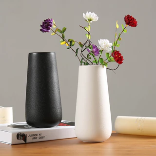 แจกันดอกไม้ Vase Ceramics ตกแต่งแจกันเซรามิกที่เรียบง่ายให้สวยและทันสมัย