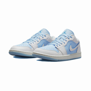 ของแท้ 100% Jordan Air Jordan 1 Low“Ice Blue” พร้อมส่ง