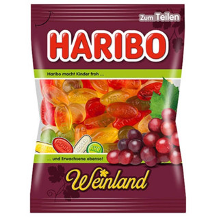 ⚡️พร้อมส่ง‼️ ฮาริโบ นำเข้าจากเยอรมัน🇩🇪 Haribo Weinland 100g.เยลลี่กลิ่นองุ่น ตราฮาริโบ