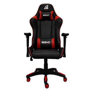 เก้าอี้เกมมิ่ง Signo GC-202 Barock (Black/Red) Gaming Chair รับนํ้าหนักได้ ถึง 150 กก.