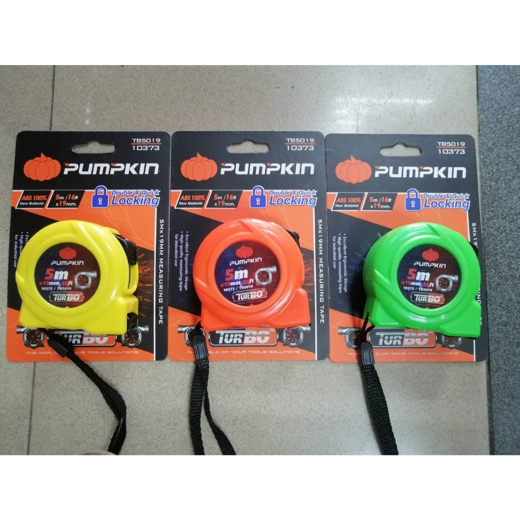ตลับเมตร PUMKIN 5 เมตร อย่างดี PUMPKIN ABS TURBO 5 M. x 19 mm. ราคา ถูกที่สุด ดีลบีเคเค รูปภาพหลัก