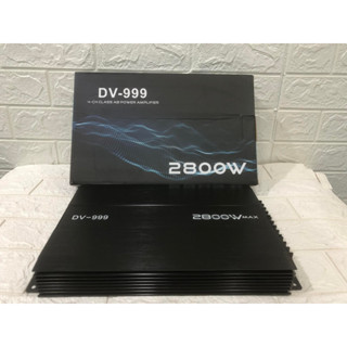 เพาเวอร์​ แอมป์ขับกลาง​ 4ch​ DV-999 เพาเวอร์แอมป์ เครื่องเสียงรถยนต์ พาวเวอร์แอมป์ แอม 4CH  เครื่องเสียงรถ​ยนต์​ 4แชลแนล