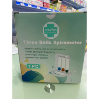 **ส่งฟรี**เครื่องบริหารปอด เครื่องดูดบริหารปอด Triballs Incentive Spirometer