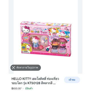 ขายส่งของเล่น KT-50128 ของเล่นเด็กคิตตี้ ชุดเฮลโลคิตตี้ท่องเที่ยวรอบโลก ลิขสิทธิ์ถูกต้อง ปลีกชิ้นละ