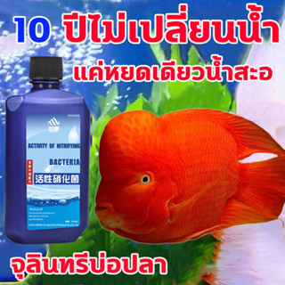 จุลินทรีย์ปรับสภาพน้ำใส 🐟535ML จุลินทรีบ่อปลา ให้น้ำใส ไม่มีสารเคมีปลอดภัย ปรับปรุงคุณภาพน้ำ จุลินทรีย์ปรับสภาพน้ำใส