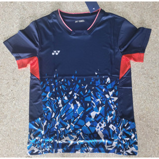 เสื้อแบดมินตันผู้ชายYonex คอกลม สีแดง