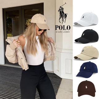 หมวก Polo ralph lauren หมวกเบสบอล cotton baseball cap ของแท้ แท้ 100%