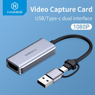 Hagibis Video Capture Card USB 3.0 4K HDMI วิดีโอเกม Grabber บันทึกสำหรับ PS4กล้องวิดีโอสวิทช์ Live ออกอากาศกล้อง