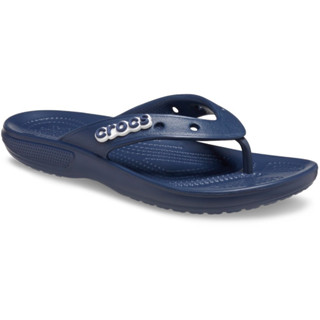 CROCS Classic Flip Navy ใส่สบาย รองเท้าแตะ คร็อคส์ แท้ รุ่นฮิต ได้ทั้งชายหญิง รองเท้าเพื่อสุขภาพ