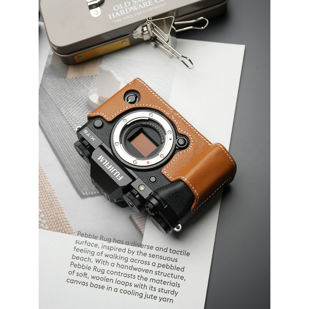 (สินค้าพร้อมส่ง) Mr Stone เคสกล้อง Fuji X-T5 XT-5 XT5 เคสหนังวัวแท้ พรีเมียม โซนี่ ( Fuji x-t5 / xt5
