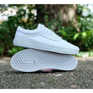 Vans True White แวน แท้100%  พร้อมส่ง (สินค้ามีกล่อง)  [มีบริการเก็บเงินปลายทาง]🌟🌟🌟👟