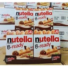 Nutella B-READY B6  1 แพค 6ชิ้น 132กรัม  (เวเฟอร์สอดไส้ช็อกโกแลตฮาเซลนัท)