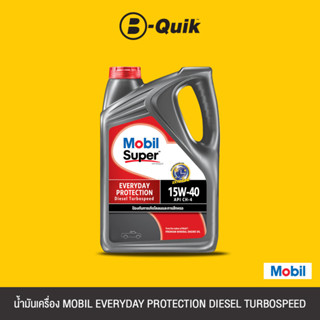 MOBIL น้ำมันเครื่องยนต์ดีเซล SUPER EVERYDAY PROTECTION 15W-40 ขนาด 6 L