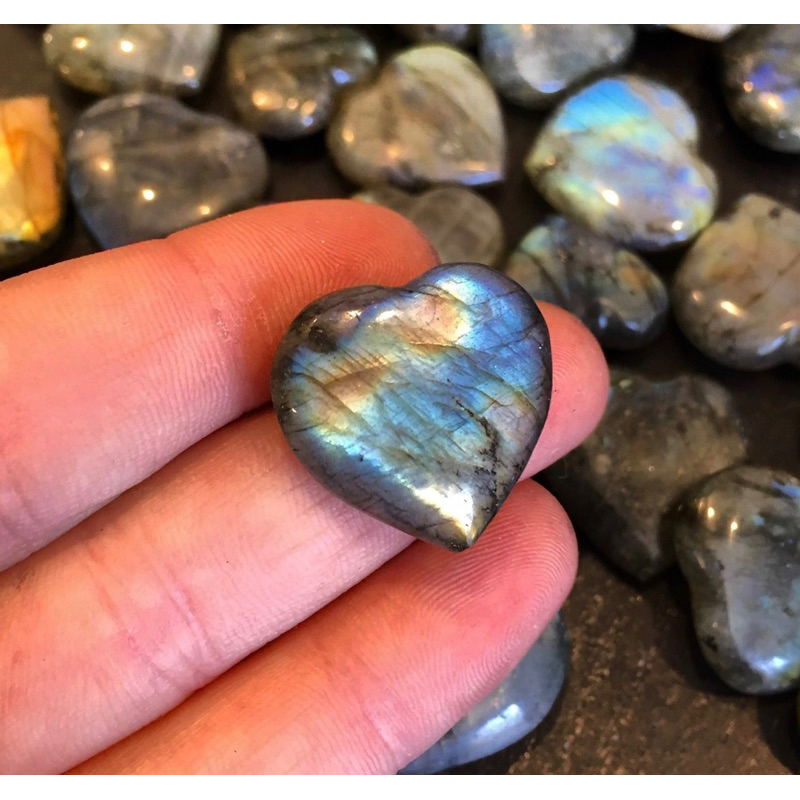 1 Pc labradorite heart (small) - Labradorite stone heart - labradorite heart - Labradorite crystal heart - Healing
