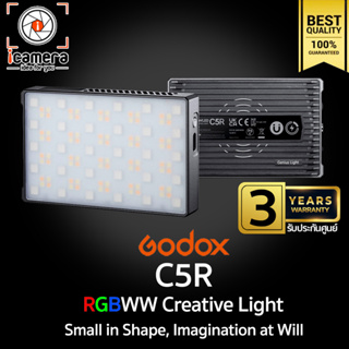 Godox LED C5R RGB 5W 2500K-8500K 3000mAh - รับประกันศูนย์ Godox Thailand 3ปี