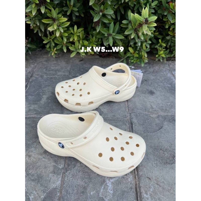 Crocs รองเท้าแตะ CROCS CROCS BAE CLASSIC PLATFORM สำหรับผู้หญิง