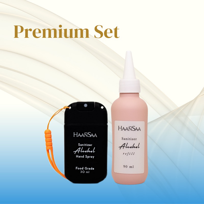 Premium Set HaanSaa Alcohol Spray &amp; Refill