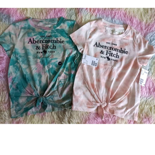 GN336มาใหม่ #เสื้อยืดAbercrombie งานแท้ เสื้อยืดหลากสี #เสือยืดเด็กลายมัดย้อม #พร้อมส่ง