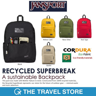 JANSPORT Recycled Superbreak กระเป๋าเป้ แจนสปอร์ต รุ่น รีไซเคิล ซุปเปอร์เบรค