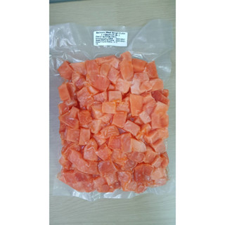 เนื้อแซลมอนA หั่นเต๋า ขนาด500g