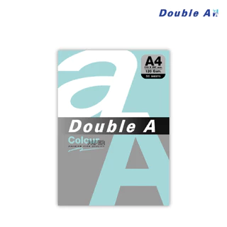 Double A กระดาษการ์ด กระดาษการ์ดสี กระดาษถ่ายเอกสาร A4 หนา 120 แกรม แพ็ค 50 แผ่น จำหน่าย 1แพ็ค [S24]
