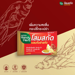 Handy Herb แฮนดี้เฮิร์บ โสมสกัดผสมถั่งเช่า ขนาด 12/24 ซอง