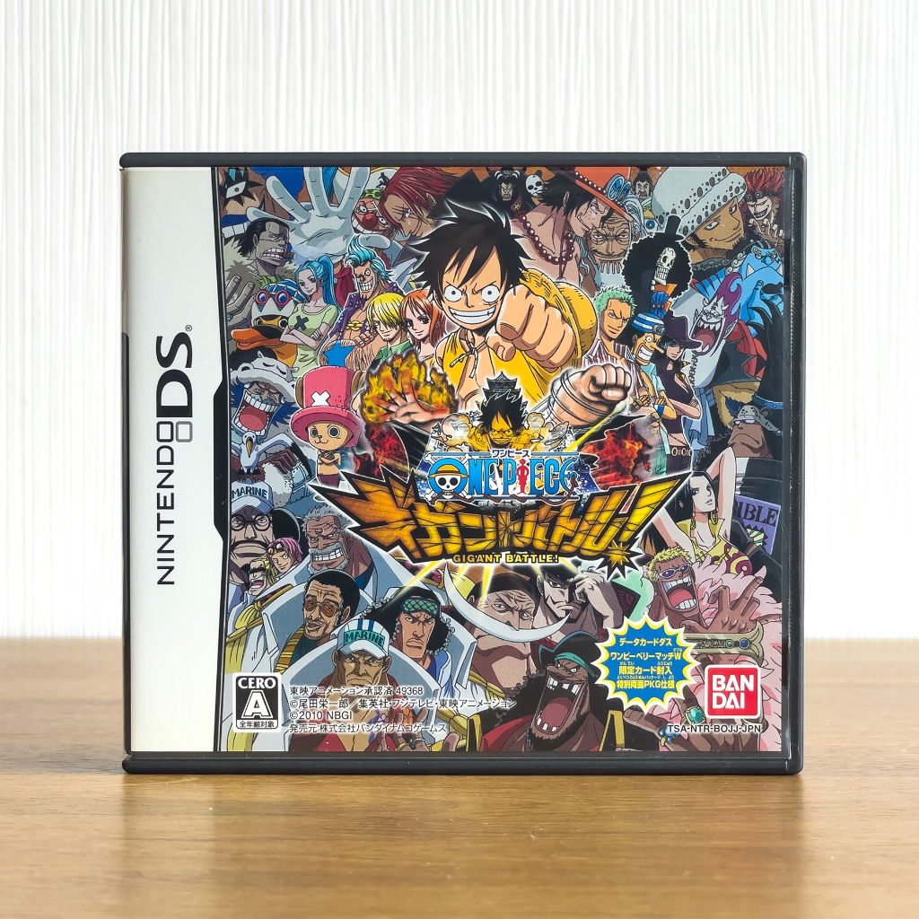 ตลับแท้ Nintendo DS : One Piece: Gigant Battle! มือสอง โซนญี่ปุ่น (JP)