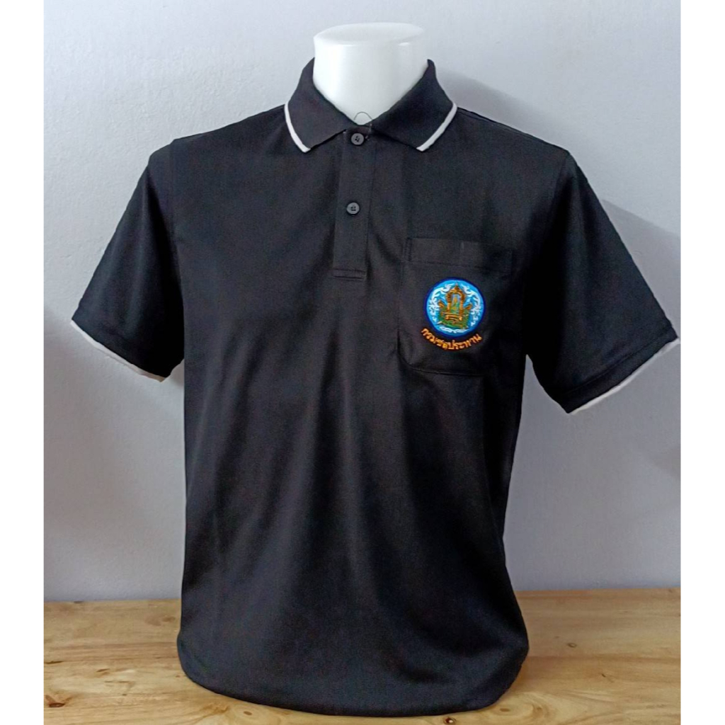 เสื้อโปโลปักกรมชลประทาน รุ่นผ้าcool