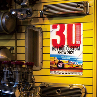 30th Anniversary YOKOHAMA HOT ROD CUSTOM SHOW 2021 Poster [MGPOHR21-1]