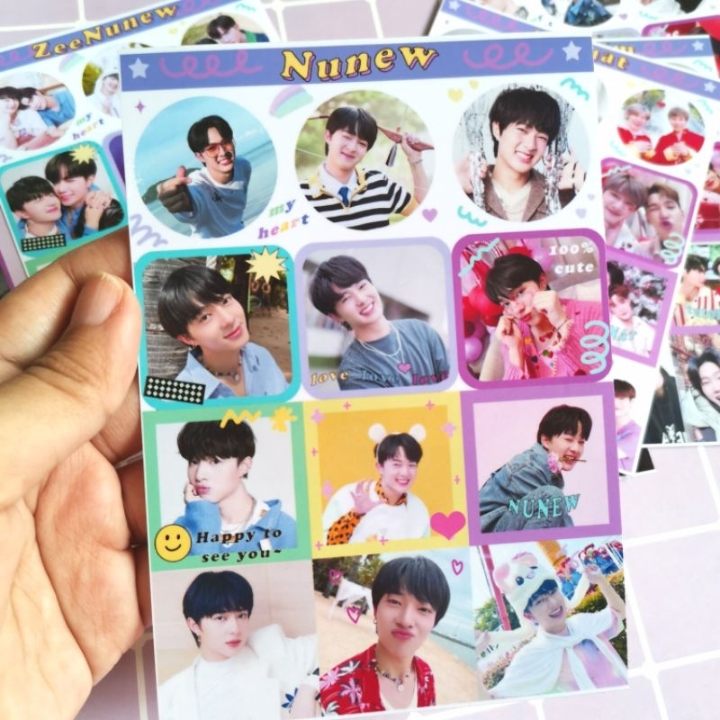 ซีนุนิว ติวเตอร์ยิม แม้กณฐ - สติกเกอร์ ไม่ไดคัท sticker zeenunew tutoryim maxnat