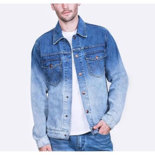เสื้อแจ็คเก็ตยีนส์ Wrangler Regular Fit W141R104 Cotton 100%…