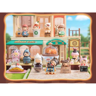 (พร้อมส่ง ระบุตัว) กล่องสุ่ม Blindbox: POP MART PUCKY Rabbit Cafe