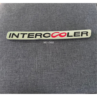 โลโก้ INTERCOOLER ขนาด 18x2 cm. ติดToyota ราคาต่อชิ้น