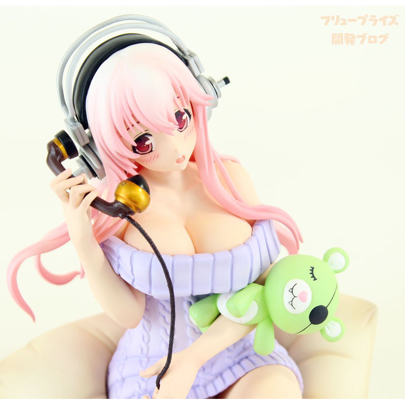 Super Sonico Talking Time Special Figure 12cm FuRyu Boxed New from japan Anime