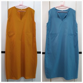 2nd Dress แขนกุด สไตล์มินิมอล มีให้เลือก 2 สีค่ะ