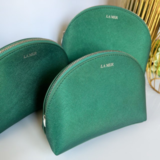 [สินค้าพร้อมส่ง] La Mer Pouch Cosmetic Travel Bag ( ทรงโค้ง )