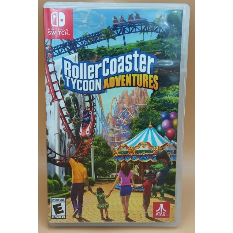 (มือสอง) มือ2 เกม Nintendo Switch : Roller Coaster Tycoon Adventures สภาพดี #Nintendo Switch #game