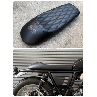 เบาะแต่ง Diabolus ตูดมดลายข้าวหลามปักท้าย For Royal Enfield Intersepter 650 &amp; GT650