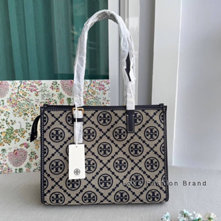 👑ผ่อน0%~แท้100%👑 กระเป๋าสะพาย Tory Burch Small T Monogram Tote Handbags 147584