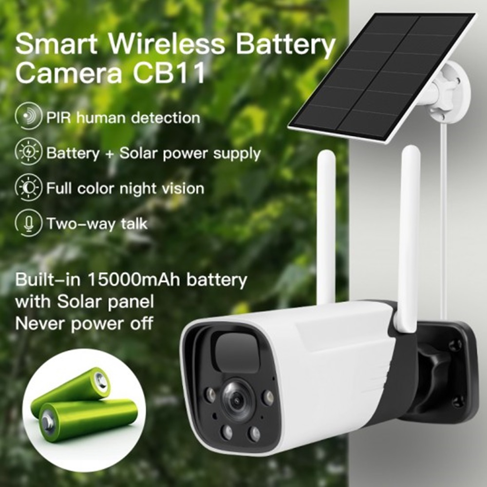 Vstarcam กล้องวงจรปิดภายนอกมีแบตในตัวพร้อมแผงโซล่าเซล รุ่นCB11-TZ คมช้ด3ล้านพิกเซล  By.big_itonline