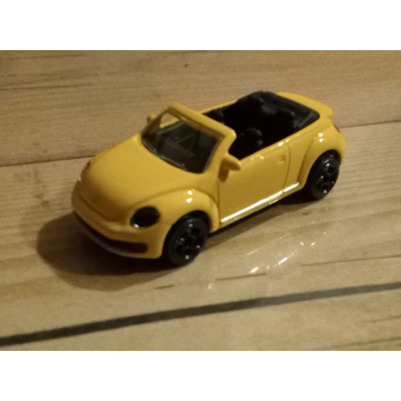 Majorette VW Beetle convertible. Yellow
