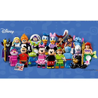 LEGO 71012 Disney Minifigures Series 1 ครบ 18 ตัว แบบกรีดซองเช็ค เลโก้ของใหม่ของแท้ 100%