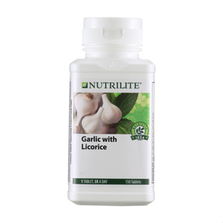 แอมเวย์นิวทริไลท์ กระเทียมผสมชะเอมเทศ Amway Nutrilite Garlic with Licorice - 150 tab